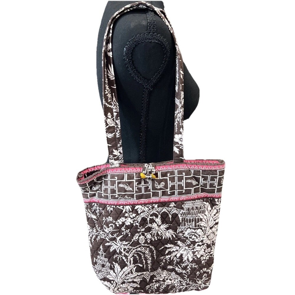Vera Bradley (2009) Imperial Toile Retired Pattern Shoulder Tote Bag Boho Chic